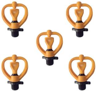 Agros ½" Butterfly Water Sprinkler Head for Garden/Agriculture/Irrigation/Lawn/Pipes/Poultry Farm use/Male Thread ½" (5 Unit) 100 L Hose-end Sprayer (Pack of 5) 100 L Hose-end Sprayer