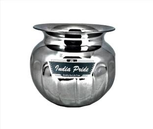 India Pride SS Lota Chambu Tumbler for Pooja, Pongal, Karvachauth (Size - 500 ml) Stainless Steel Kalash