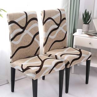 lukzer Polyester Abstract 1 Seater Chair Cover
