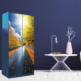 WallDaddy 213.36 cm S-Footpath Almira Self Adhesive Sticker