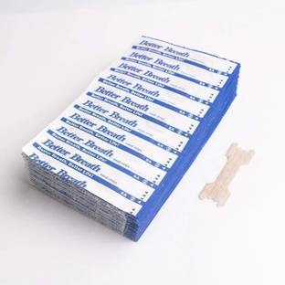 Frackson 100 pcs Better Breath Nasal Strip - Anti-snoring Nose Strips makes Easier to Breathe Right Anti-snoring Device