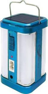 AKR 860S RECHARGEABLE EMERGENCY LIGHT WITH SOLAR CHARGING Torch (Blue : Rechargeable) Torch