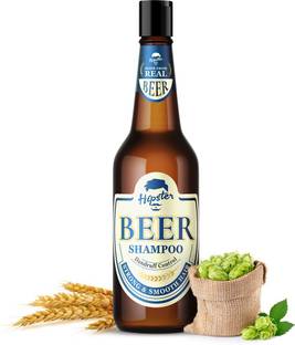 HIPSTER Beer Shampoo Dandruff Control 250 ml | Strong and Smooth Hair | No Alcohol, No Paraben | Fenugreek, Tea Tree, Hibiscus, Calendula Extracts | Made In India