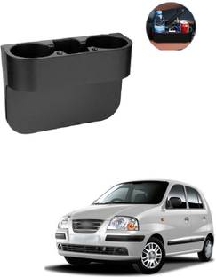 PRTEK Multifunctional Universal Car Cup Holder Inserts Images Bottle Organizer Seat Back Drinking Bracket Car Seat Wedge Water Bottle Double Cup Holder Cellphone Holder Compatible Compatible With Hyundai Santro Xing Car Bottle Holder