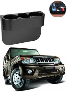 PRTEK Multifunctional Universal Car Cup Holder Inserts Images Bottle Organizer Seat Back Drinking Bracket Car Seat Wedge Water Bottle Double Cup Holder Cellphone Holder Compatible Compatible With Mahindra Bolero Car Bottle Holder