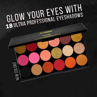 FIRSTZON City mini nude and smoky matte eyeshadow with shimmer blushed nude perfect hd eyeshadow combo palette | matte eyeshadow palette | shimmer powder eyeshadow palette | natural eyeshadow | intense eyeshadow | 22 g