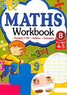 Math Workbook Number 1-100, Addition, Subtraction | Math Workbook For Children Ages 4-5 | Math Exercise Book | Early Learning Math Notebook| Math Numbers Notebook |Preschool And Primary Math Workbook