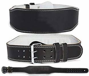 Scorpion Leather Weight Lifting Belt Back Support 6" Wide (MED-Size 28"-38") Weight Lifting Belt
