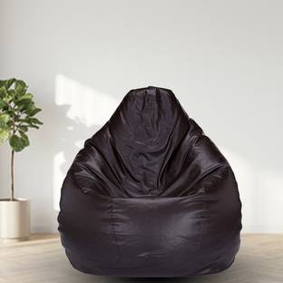 Gunj XL Tear Drop Bean Bag Cover  (Without Beans)