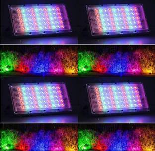 Enormity 50 50 Watt Brick Ultra Bright Lens LED RGB Flood Light (PACK OF 4) Flood Light Outdoor Lamp