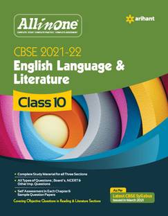 CBSE All In One English Language & Literature Class 10 for 2022 Exam