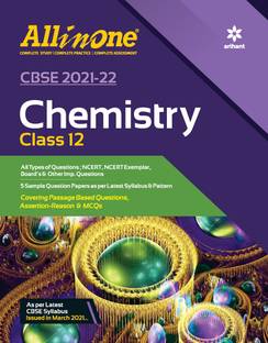 CBSE All In One Chemistry Class 12 for 2022 Exam