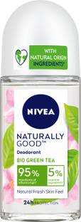 NIVEA Naturally Good Deodorant Roll On, Bio Green Tea, 50 ml Deodorant Roll-on  -  For Women