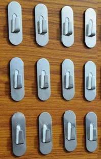 bidawat 12 Pcs wall hooks adhesive strong (Pack of 12) Hook 12