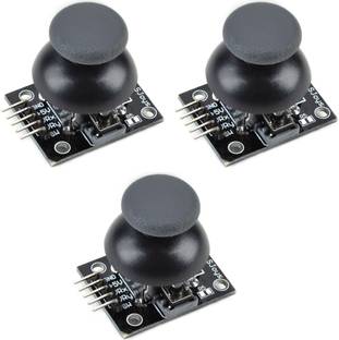 Manushre Manas Enterprises Game Joystick Sensor Game Controller Sensor Joystick Breakout Module for PS2 Arduino Raspberry Pi(Pack of 3) Electronic Components Electronic Hobby Kit