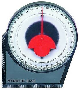 atozshop11 Angle Locator Magnetic Base Gauge 0- 90d Dial Protractor Protracter Angle Finder Angle Locator Magnetic Base Gauge 0- 90d Dial Protractor Protracter Angle Finder Magnetic Inclinometer Level