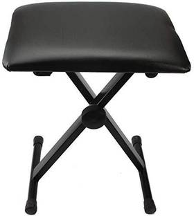 swan7 JYC-XA lron Legs cushion seat padded Adjustable Folding Chair Keyboard Bench Piano Stool Drum Throne Saddle/Motorcycle Top Drum Throne