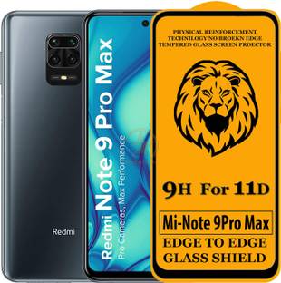 SEVEN7STAR Edge To Edge Tempered Glass for Mi Redmi Note 9 Pro Max