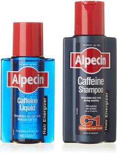 Alpecin Caffeine Shampoo C1, 250ml and Caffeine Liquid, 200ml