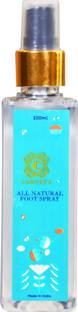 Camveda All Natural Foot Spray - 100 ML Bottle, (1 PET Spray Bottle in one Pack) Odour Control