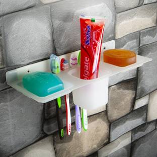 Roseleaf Plastic Toothbrush Holder