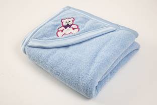 NAMAN Self Design Crib Hooded Baby Blanket for  AC Room