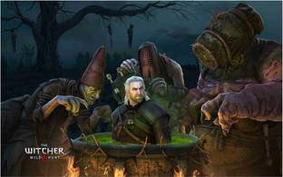 The Witcher Game Wall Poster For Room With Gloss Lamination M31 Paper Print