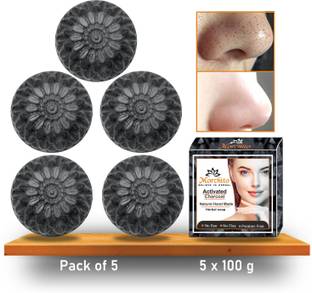 Morchito Activated Charcoal soap for Men & Women, Blackheads, Acne & Pimples, Fight Pollution Skin Care Soap
