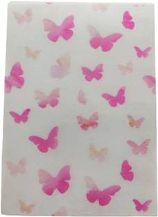 TastyCrafts Printed Edible Wafer Paper Sheets | Edible Cake Decorations | Butterfly Design Tie Dye Frosting Sheet | Cake Topper/Wrap | A4 Size - Multicolor (Design 13) Topping