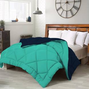 Riyans group Checkered Single Comforter for  Heavy Winter