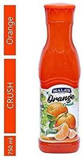 MALAS Fruit Crush Syrup for Cake Orange ( 750ml , Pack of 1 )
