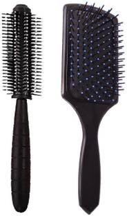 E-DUNIA Combo Paddle Hair Brush For Women and Men
