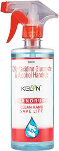 Kelyn CHLOREHXIDINE GLUCONATE & ALCOHOL HANDRUB Trigger Spary Bottle Hand Rub Bottle