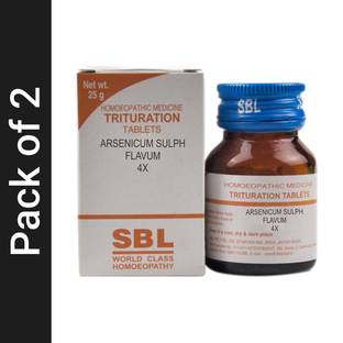 SBL Arsenicum Sulph Flavum 4X Tablets