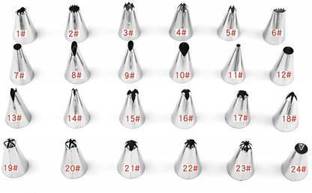 FULLY 24 PCS NOZZLE Steel Multi-opening Icing Nozzle