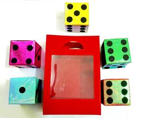 Set of Classical 6 Prediction Flash Dices Changing Dice Effect Magicians Trick MilesMagic Set of Classical 6 Prediction Flash Dices Changing Dice Effect Magicians Trick MilesMagic