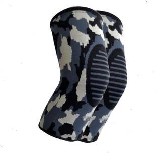 Attivo Unisex Camouflage Knee Cap (1 Pair) for Joint Pain, Gym & Exercise Knee Support