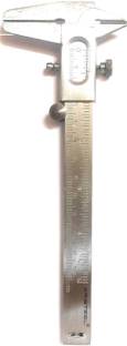 KRISTEEL Vernier Caliper Slide Caliper 0 to 125 mm Columbus Metallic for measurement of Round objects & Depth - Pack of 1 Model No - 1456 Vernier Caliper