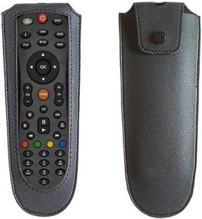 Gizmofreaks Flip Cover for Protective Cover for DISH TV SETTOP Box Remote Control Pouch Cover Holder PU Leather Holder