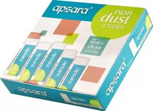 APSARA Non Dust Jumbo Erasers Non-Toxic Eraser