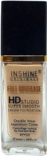INSHINE ORIGINALS Full Coverage HD Studio Cream Foundation Soft Ivory Foundation