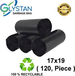 Vruta Garbage bag 17x19 pack of 4x30 ( 120,piece ) size small Small 12 L Garbage Bag  Pack Of 120