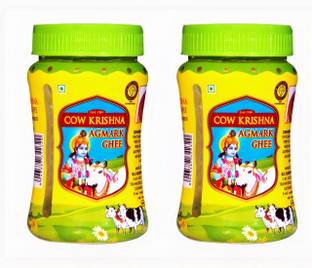 Cow Krishna Pure Cow Ghee (Pack of 2) 200ml Plastic Bottle