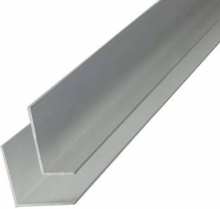 SAIFPRO Aluminum Angle Bar Profile Sections for DIY Project & Other Applications (L Type) 3mm Thickness 11/2''x11/2'' Rebar