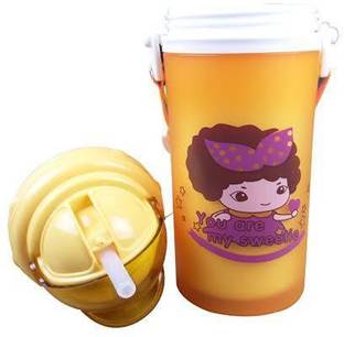 CHILD CHIC Vacuum Insulated Double walled Kids Sipper Water Bottle for School Sports - Hot and Cool with Straw -400ML