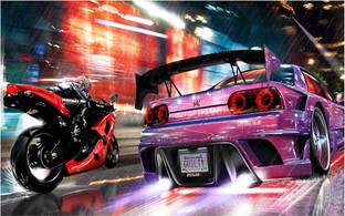 NFS Need for Speed Wall Poster For Room With Gloss Lamination M6 Paper Print