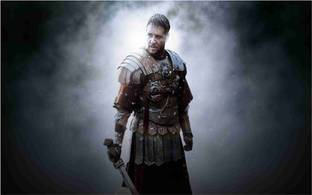 Gladiator Movie Wall Poster For Room With Gloss Lamination M3 Paper Print