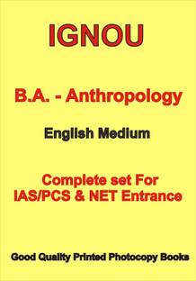 Latest Anthropology Printed Notes By BA-IGNOU In English For IAS UGC NET Entrance