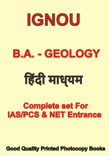 Complete Bhoogarbhashaastr [Geology] Study Material In Hindi By BA IGNOU For UGC NET IAS PCS Mains