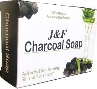 J & F Charcoal soap / Bar Combo Pack of 5